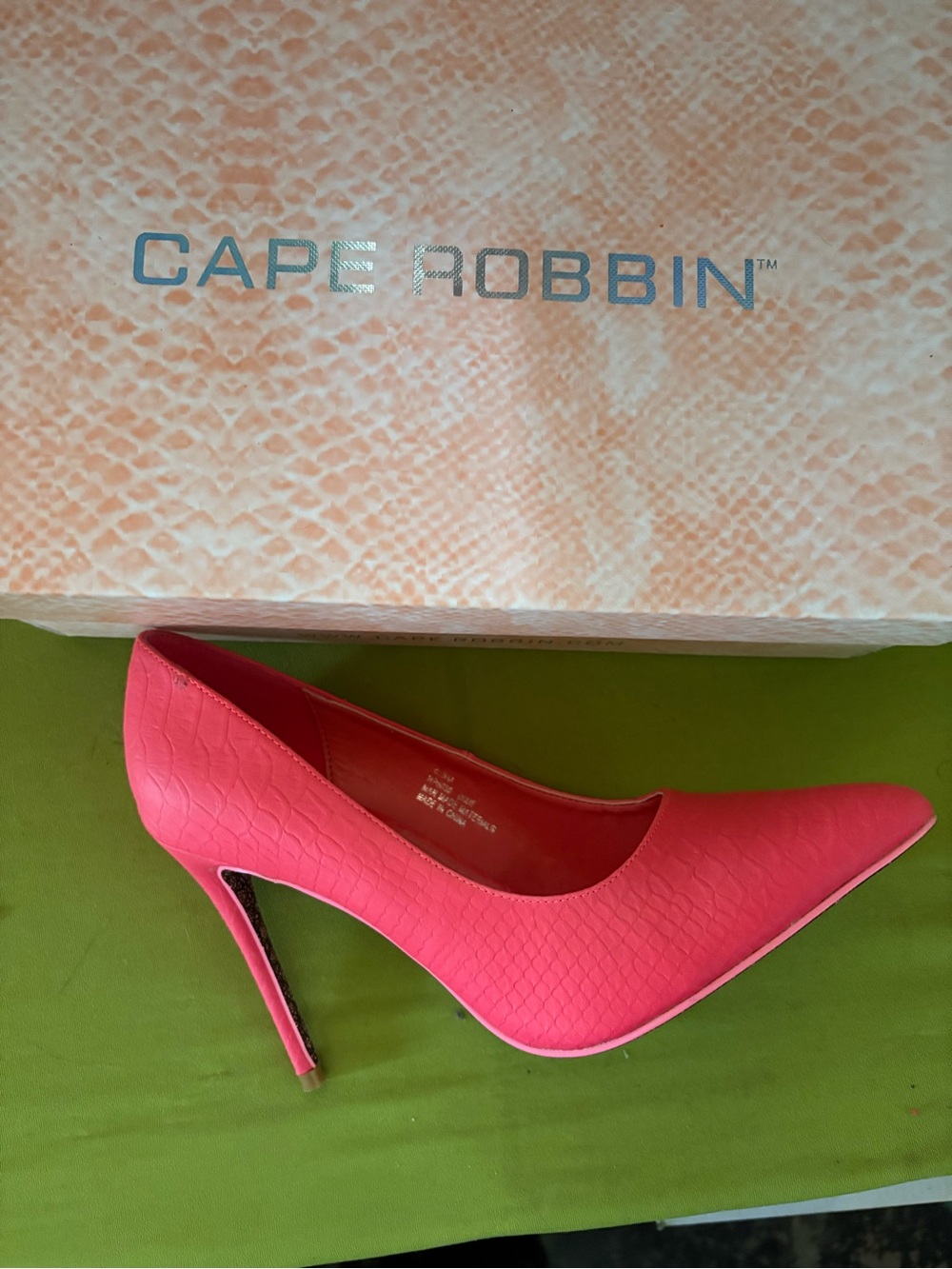 Cape Robbin Hot Pink Pointed Toe Stiletto Pumps
